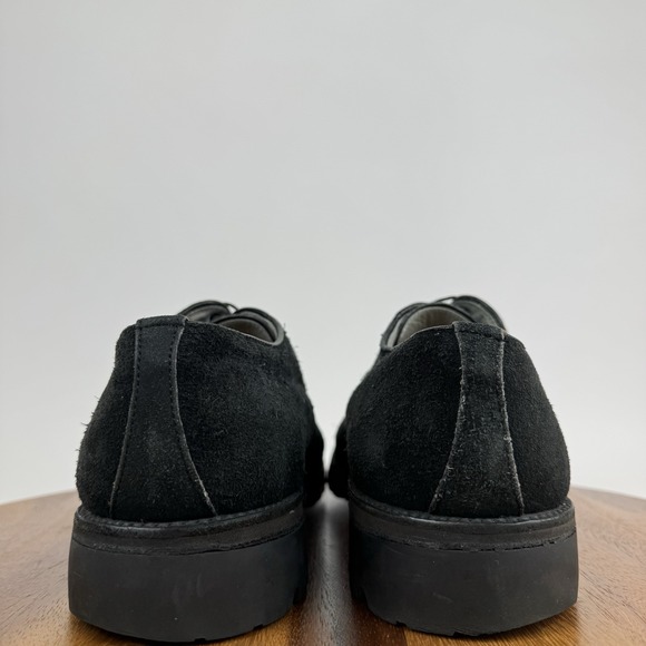 Mens Alden Black Suede Casual Plain Toe Vibram Sole Oxfords Shoes Size 10‎ B main image 6